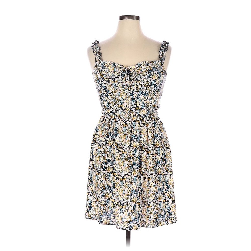 AUW 100% Cotton Floral Print Dress
